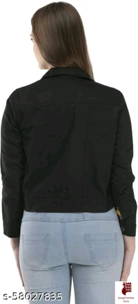 WOMEN TRENDY Comfy Graceful Women Jackets & Waistcoat - 1, XS, BLACK